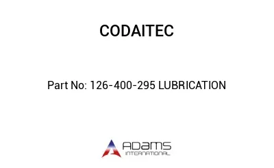 126-400-295 LUBRICATION