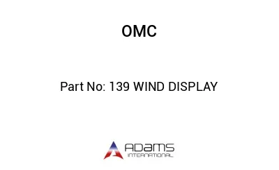 139 WIND DISPLAY