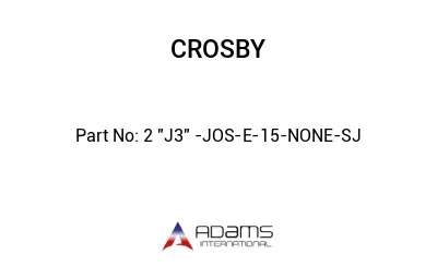 2 "J3" -JOS-E-15-NONE-SJ