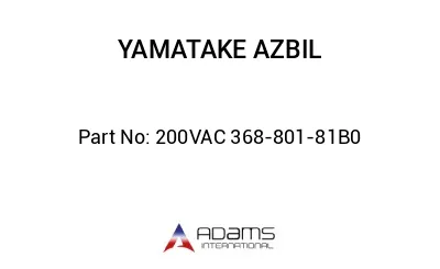 200VAC 368-801-81B0