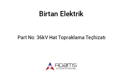 36kV Hat Topraklama Teçhizatı