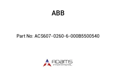 ACS607-0260-6-000B5500540