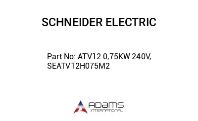 ATV12 0,75KW 240V, SEATV12H075M2