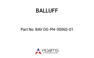 BAV DG-PH-00060-01									