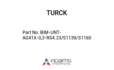 BIM-UNT-AG41X-0,3-RS4.23/S1139/S1160