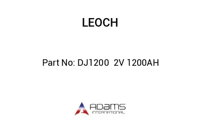 DJ1200  2V 1200AH