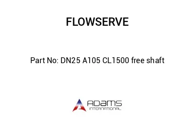 DN25 A105 CL1500 free shaft