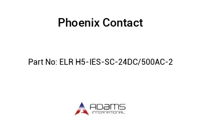 ELR H5-IES-SC-24DC/500AC-2