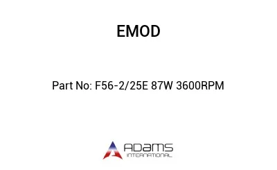 F56-2/25E 87W 3600RPM