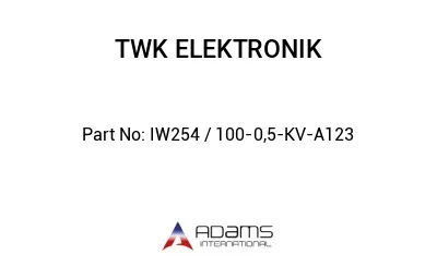 IW254 / 100-0,5-KV-A123