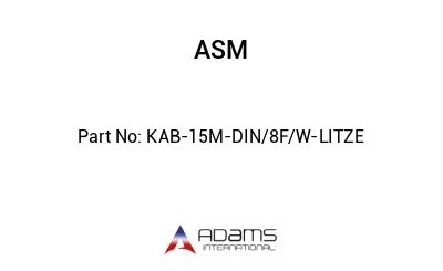 KAB-15M-DIN/8F/W-LITZE