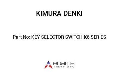 KEY SELECTOR SWITCH K6 SERIES