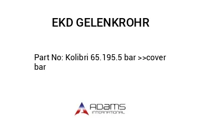 Kolibri 65.195.5 bar >>cover bar