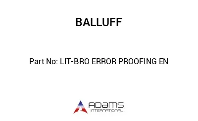 LIT-BRO ERROR PROOFING EN									