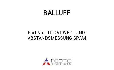 LIT-CAT WEG- UND ABSTANDSMESSUNG SP/A4									