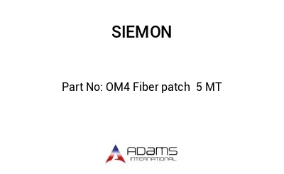 OM4 Fiber patch  5 MT