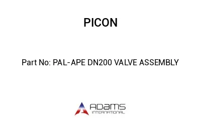 PAL-APE DN200 VALVE ASSEMBLY