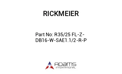 R35/25 FL-Z-DB16-W-SAE1.1/2-R-P