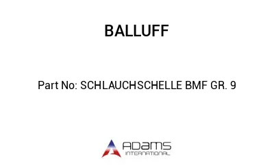 SCHLAUCHSCHELLE BMF GR. 9									