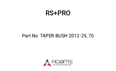 TAPER BUSH 2012-25, 70