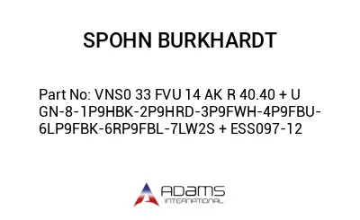 VNS0 33 FVU 14 AK R 40.40 + UGN-8-1P9HBK-2P9HRD-3P9FWH-4P9FBU-6LP9FBK-6RP9FBL-7LW2S + ESS097-12